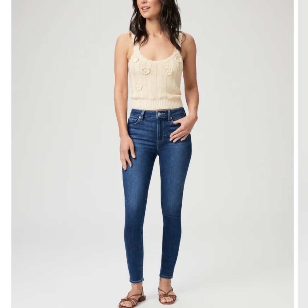 Paige Maggie skyline Ankle Peg Jeans 25